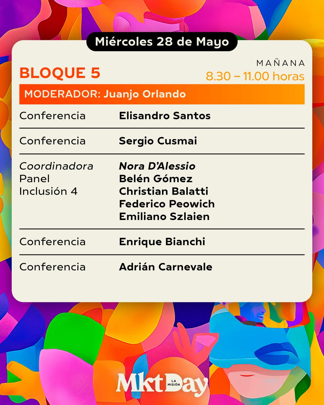 Cronograma 28 Mayo - Parte 1